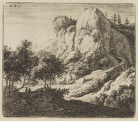 TvB G 3341
<br/>
Landschap met gebogen houten brug
<br/>
<em>Waterloo, Anthonie, (1609-1690)</em>